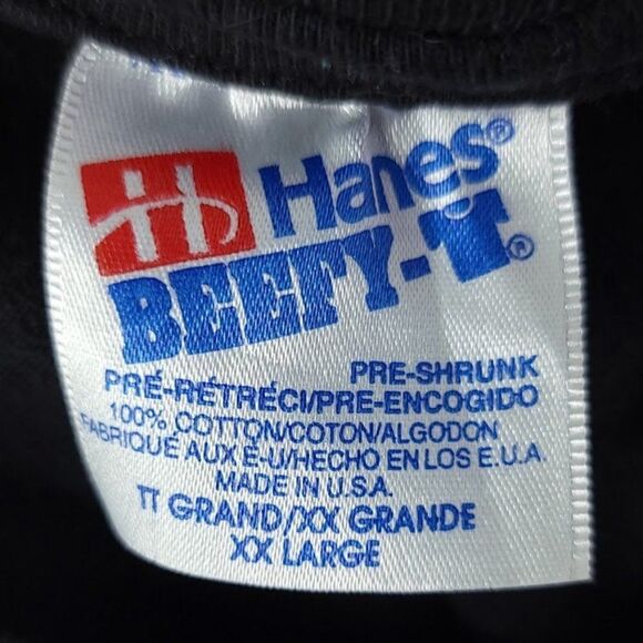 Skull Crossbones Lacrosse T Shirt Vintage 90s Pirate Cigar Made In USA Mens - Picture 5 of 6